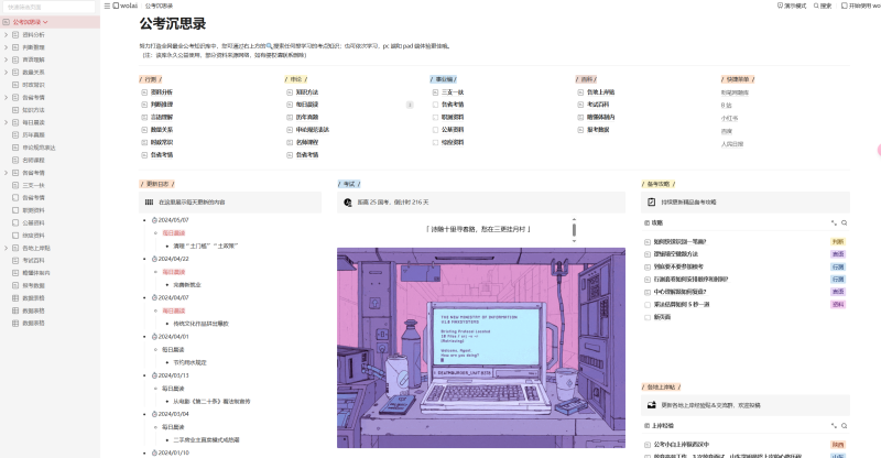 网站 | 公考沉思录，考公知识库-蛋窝窝